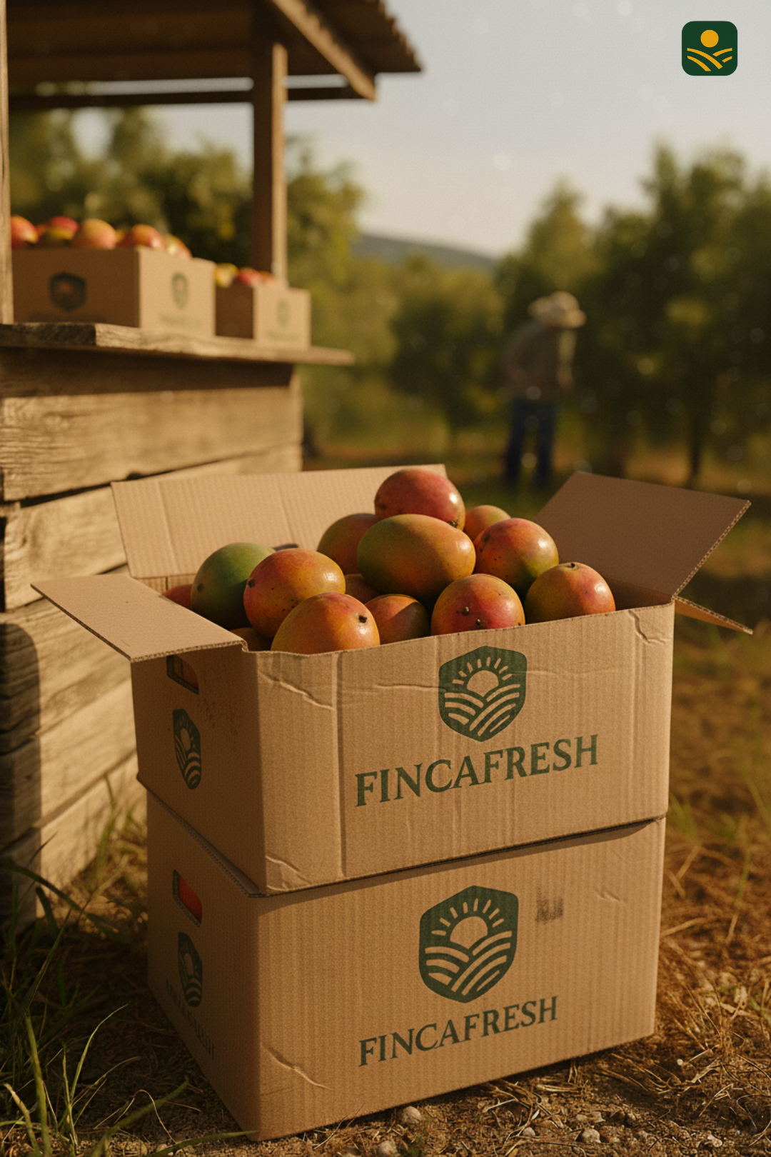 Sonnengereifte Mangos vom Feld in Torrox